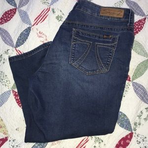14 cropped jeans